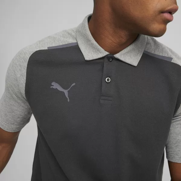  Pánske tričko s golierom PUMA TEAMCUP CASUALS POLO 657991_03 PUMA BLACK 