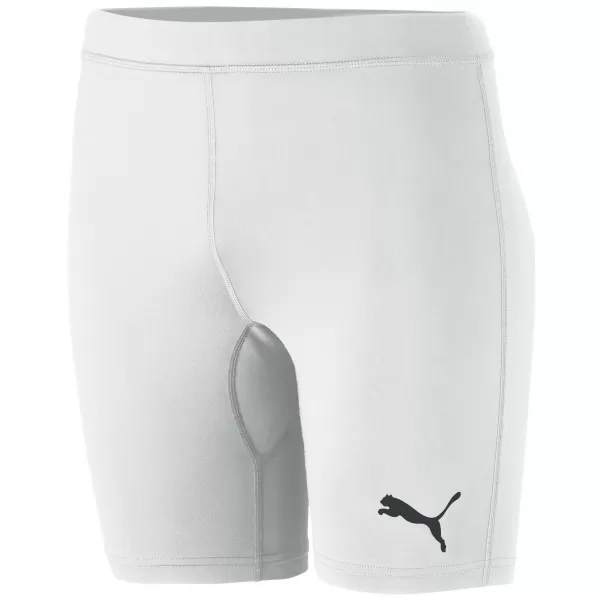  Elastické šortky PUMA LIGA BASELAYER SHORT TIGHT 655924_04 PUMOVÁ BIELA 