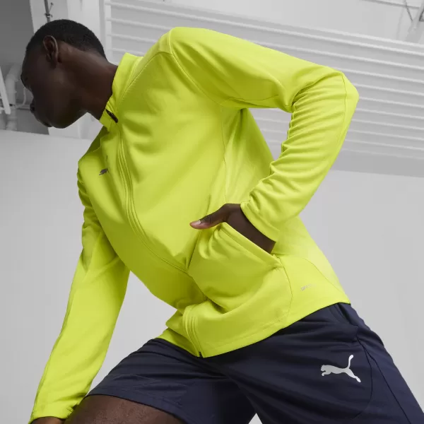  Sako PUMA TEAMFINAL TRAINING JACKET 658554_30 ELECTRIC LIME/ ELEKTRICKÉ VÁPNO/STRIEBRO 