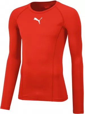 T -shirt PUMA LIGA BASELAYER TEE LS JR 655921_01 ČERVENÁ PUMA