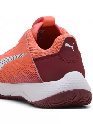 Detská obuv PUMA ACCELERATE JR 108302_01 ČERVENÁ/BIELA/TMAVÁ KARMÍNKA/ČIERNA