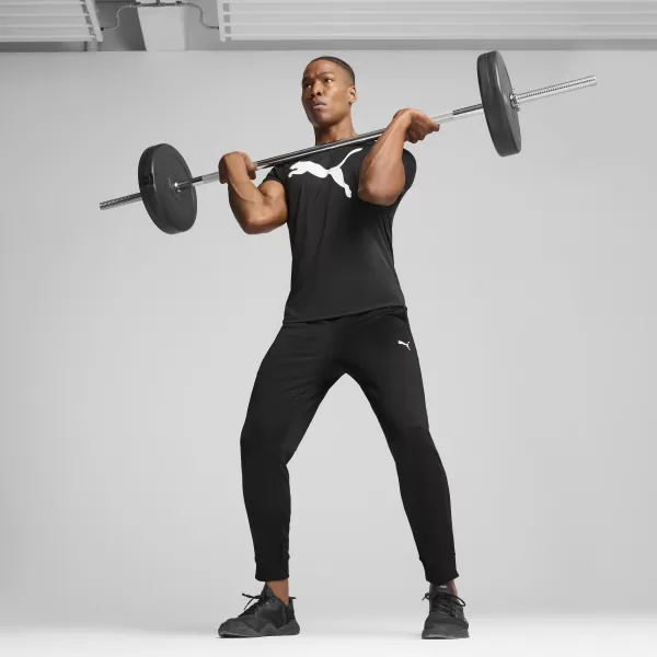  Pánske tričko PUMA M TAD ESS SOLID CAT TEE CF 525921_01 PUMA BLACK 