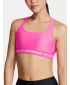 Dámska podprsenka UNDER ARMOUR CROSSBACK MID BRA 1361034-656 RUŽOVÁ