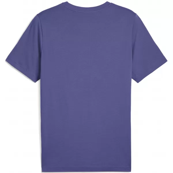  Pánske tričko PUMA GRAPHICS WORDING TEE 684825_46 MODRÝ KRYŠTÁL 