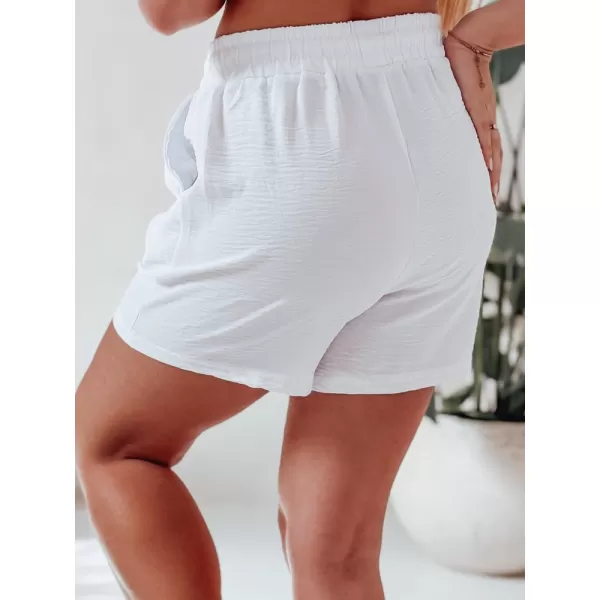  Dámske šortky DSTREET HOT VIBE SY0444 BIELA 
