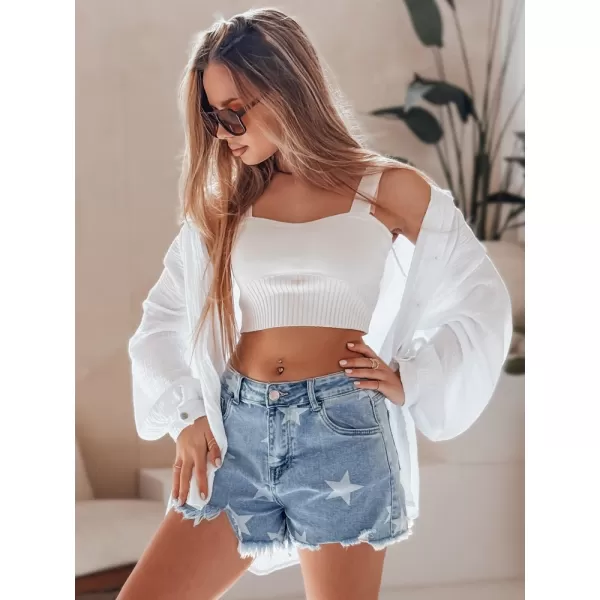  Dámske šortky DSTREET MOONSTAR SY0471 MODRÁ 