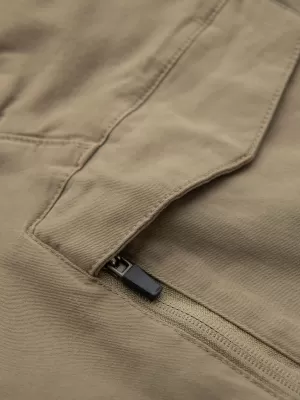 Pánske šortky OMBRE OM-SRCG-0194 SVETLÝ OLIVOVÝ