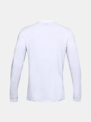 Pánske tričko UNDER ARMOUR SPORTSTYLE LEFT CHEST LS 1329585-100 BIELA