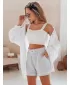 Dámske šortky DSTREET OWN STYLE SY0454 SVETLO ŠEDÁ