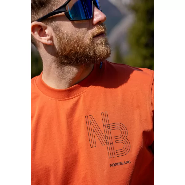  Pánske tričko NORDBLANC NBSMT8161 ORANŽOVÁ 