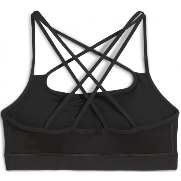  Dámska podprsenka PUMA MOVE STRAPPY BRA 526224_51 PUMA ČIERNA/PUMA BIELA 