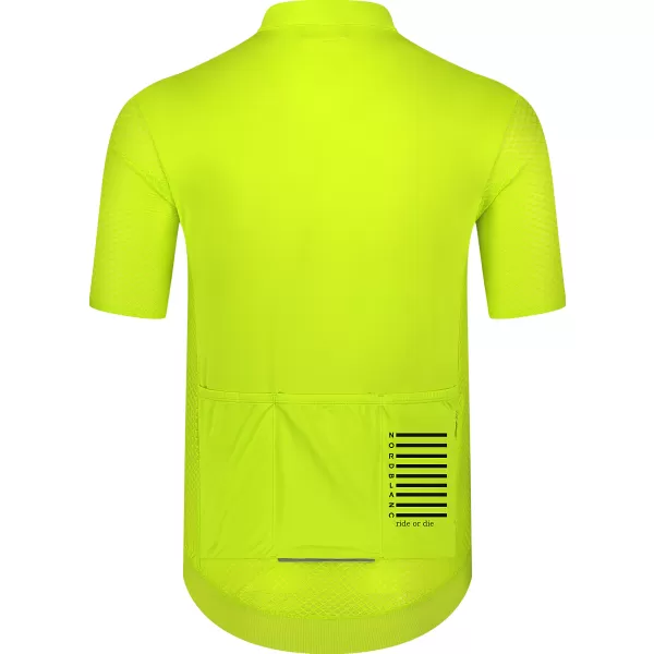  Pánsky cyklistický dres NORDBLANC WONDERMENT NBSMF8215 JANTÁROVÁ 