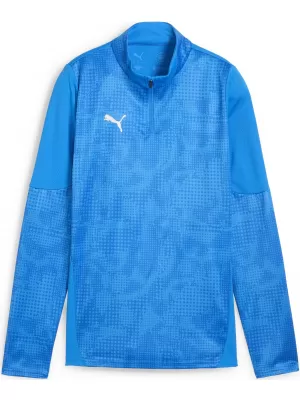 Dámska bunda PUMA TEAMCUP TRAINING 1/4 ZIP TOP 659173_02 ELECTRO ROYAL/ ELEKTRO ROYAL/PUMA SILVER