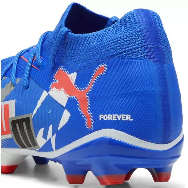  Kopačky PUMA FUTURE 8 MATCH FOREVER FG/AG 108423_01 BIELA/MODRÁ/ŠEDÁ/ČIERNA/ČERVENÁ 