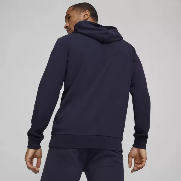  Pánska mikina PUMA TEAMGOAL CASUALS HOODY 658618_06 PUMA NAVY/PUMA WHITE 