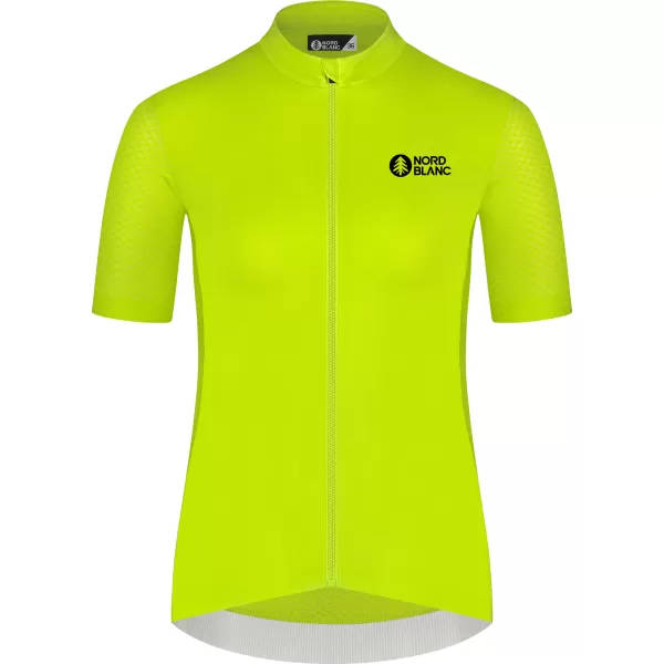  Dámsky cyklistický dres NORDBLANC MILE NBSLF8216 JANTÁROVÁ 