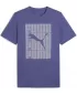 Pánske tričko PUMA GRAPHICS WORDING TEE 684825_46 MODRÝ KRYŠTÁL