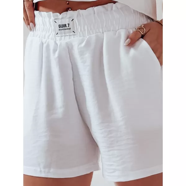  Dámske šortky DSTREET OWN STYLE SY0456 BIELA 