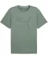 Tričko PUMA M TAD ESS HEATHER CAT TEE 525907_30 ZELENÝ MESIAC VRES