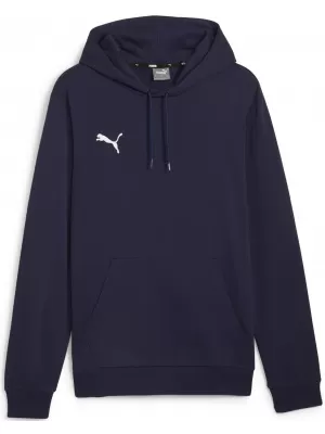 Pánska mikina PUMA TEAMGOAL CASUALS HOODY 658618_06 PUMA NAVY/PUMA WHITE