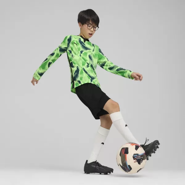  Detský dres PUMA TEAMTARGET GK LS JERSEY JR 706521_20 FIZZY LIME / FIZZY LIME / PUMA BLACK 