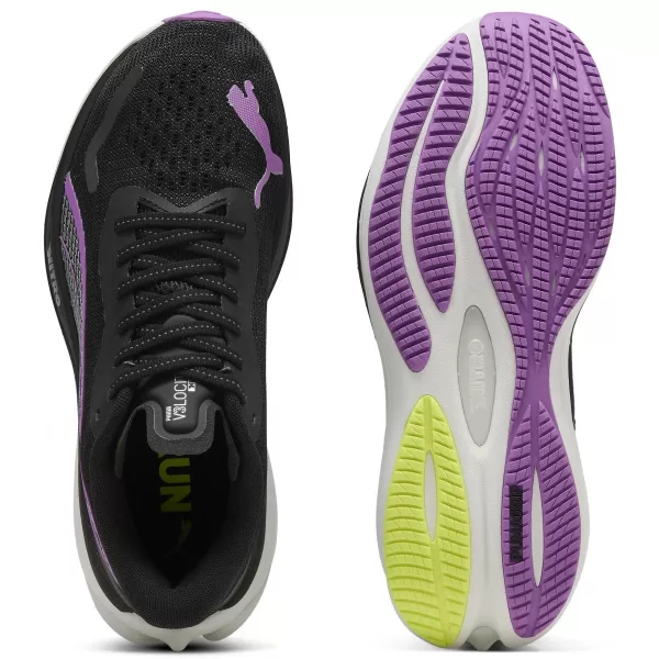 Dámske topánky PUMA VELOCITY NITRO 3 WN 377749_17 PUMA ČIERNA/ČISTÁ PURPUROVÁ 