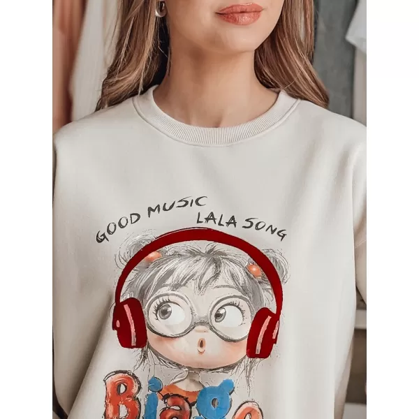  Dámska mikina DSTREET LALA VIBE BY1506 BÉŽOVÝ 
