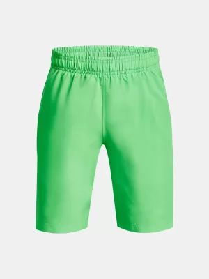 Chlapčenské šortky UNDER ARMOUR WOVEN GRAPHIC SHORTS 1370178-316 ZELENÁ