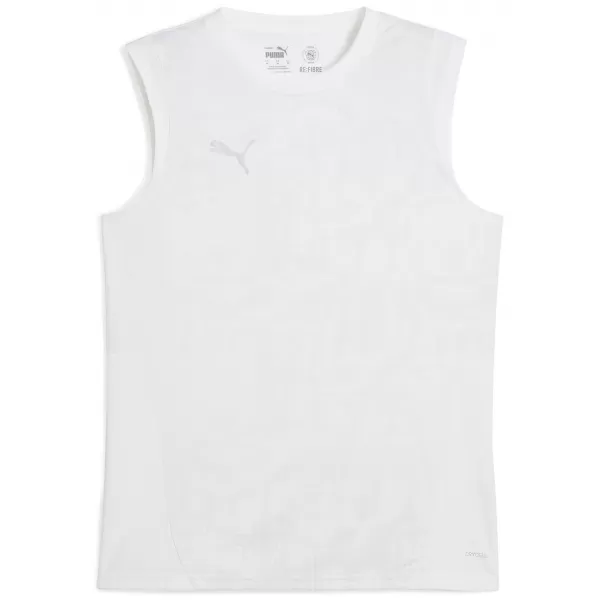  Mužský dres PUMA TEAMCUP TRAINING SL JERSEY 659168_04 PUMA WHITE/PUMA SILVER 