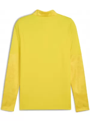 Pánska mikina PUMA TEAMCUP TRAINING 1/4 ZIP TOP 659164_07 FASTER YELLOW/ RÝCHLEJŠIE ŽLTÉ/PUMOVÉ STRIEBRO