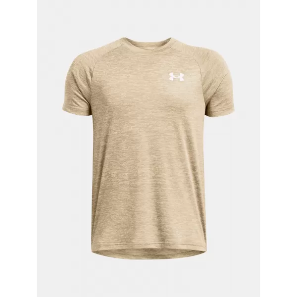  Chlapčenské tričko UNDER ARMOUR TECH 2.0 SS 1363284-301 HNEDÁ 