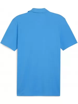 Pánske tričko s golierom PUMA TEAMGOAL CASUALS POLO 658605_02 IGNITE BLUE/ ZAPAĽUJTE MODRÁ/PUMA BIELA