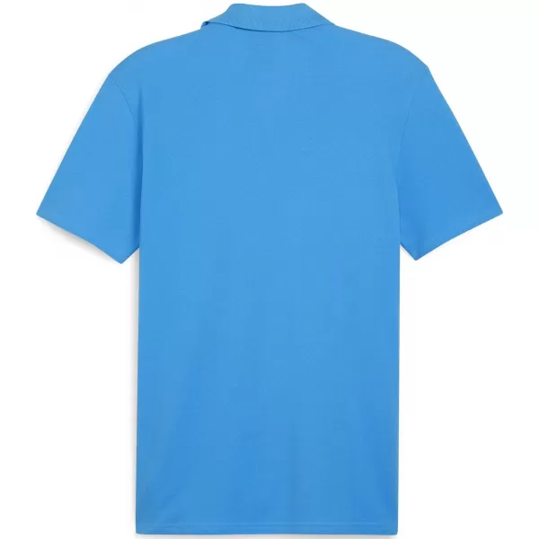  Pánske tričko s golierom PUMA TEAMGOAL CASUALS POLO 658605_02 IGNITE BLUE/ ZAPAĽUJTE MODRÁ/PUMA BIELA 
