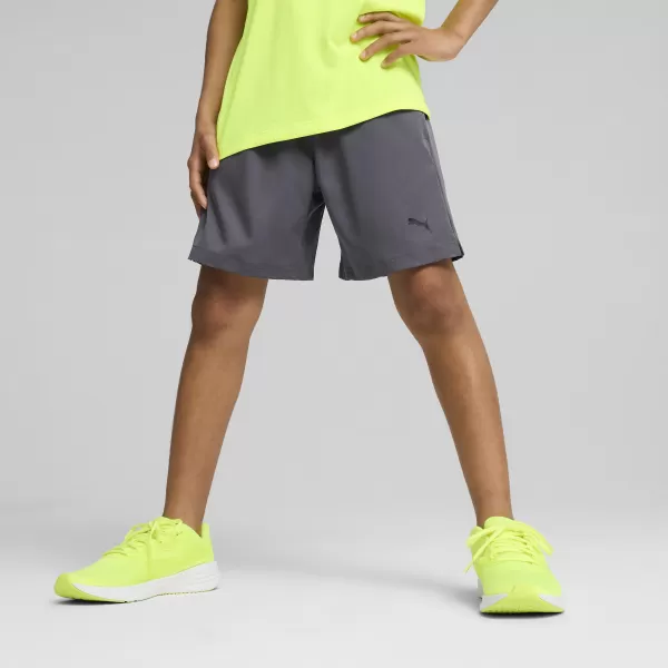  Kraťasy PUMA TAD ESS WOVEN SHORTS 526539_69 GALAKTICKÁ ŠEDÁ 