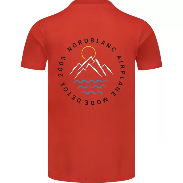  Pánske tričko NORDBLANC NBSMT8160 ORANŽOVÁ 