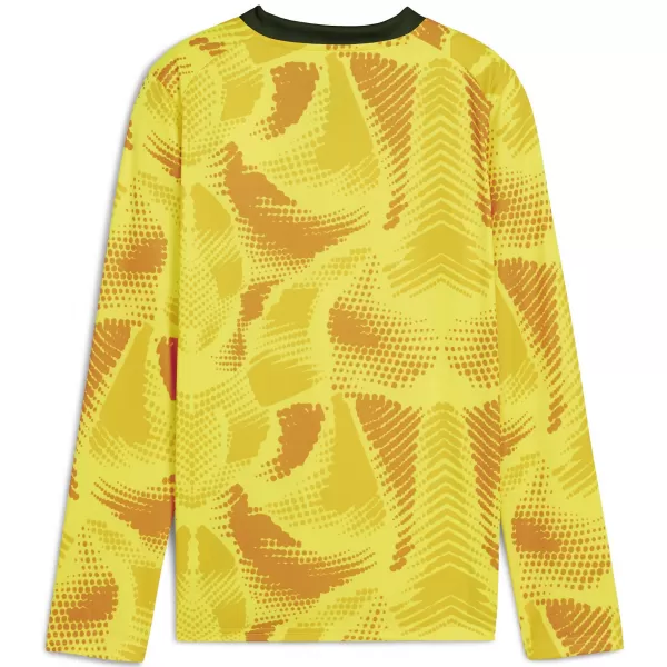  Detský dres PUMA TEAMTARGET GK LS JERSEY JR 706521_23 FLURO YELLOW PES / FLURO ŽLTÝ PES /PUMA ČIERNA 
