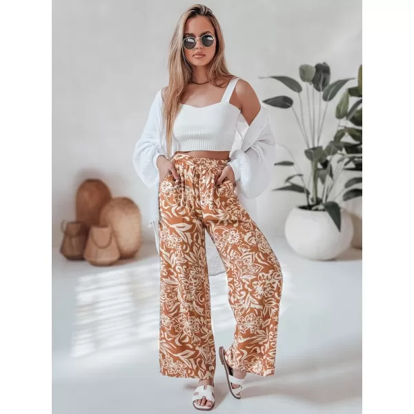  Dámske nohavice DSTREET TROPICAL SUN UY2633 FAREBNÝ MIX 