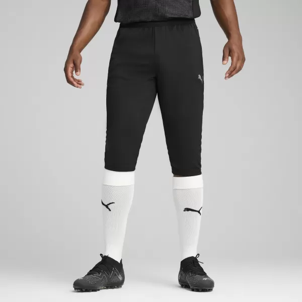  Nohavice PUMA TEAMCUP TRAINING 3/4 PANTS 659201_03 PUMA BLACK/PUMA SILVER 