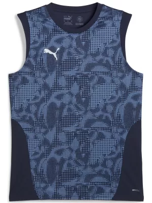 Mužský dres PUMA TEAMCUP TRAINING SL JERSEY 659168_06 PUMA NAVY/PUMA SILVER