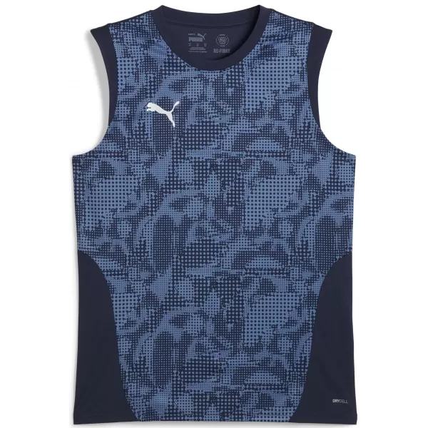  Mužský dres PUMA TEAMCUP TRAINING SL JERSEY 659168_06 PUMA NAVY/PUMA SILVER 