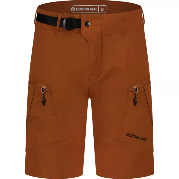  Pánske outdoorové šortky Norblanc Precipice NBSPM8192 hnedý Nordblanc 