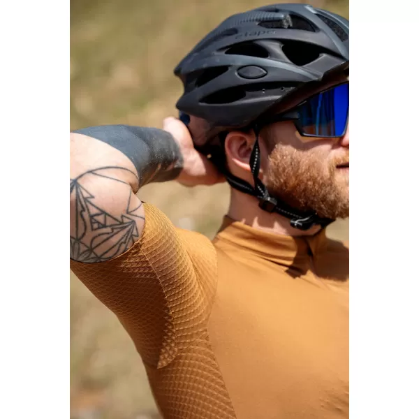  Pánsky cyklistický dres NORDBLANC WONDERMENT NBSMF8215 HNEDÁ 