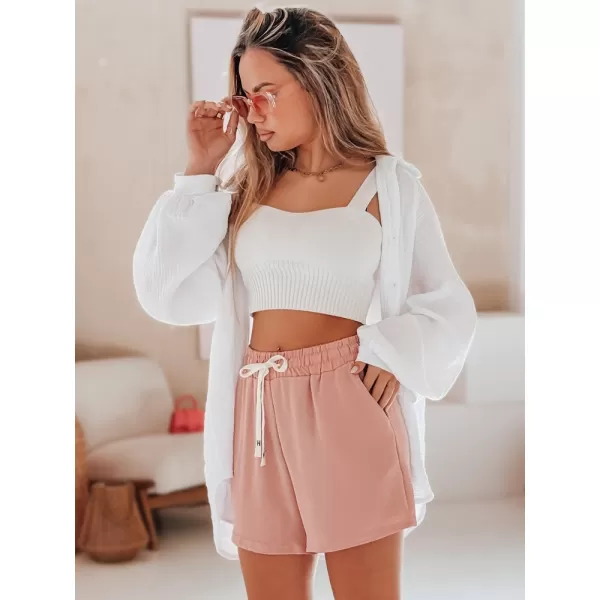  Dámske šortky DSTREET HOT VIBE SY0443 RUŽOVÝ 