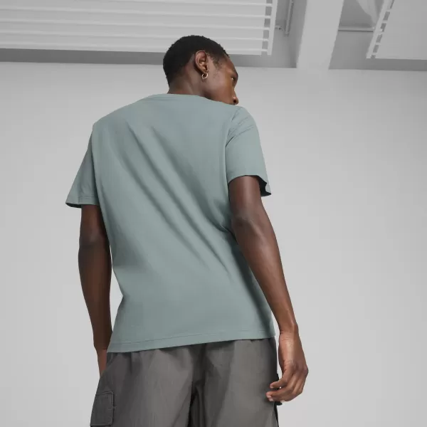  Pánske tričko PUMA GRAPHICS BOX TEE 684827_30 ZELENÝ MESIAC 