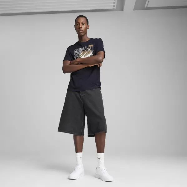  Pánske tričko PUMA GRAPHICS SNEAKER TEE 684830_16 NOVÉ NÁMORNÍCTVO 