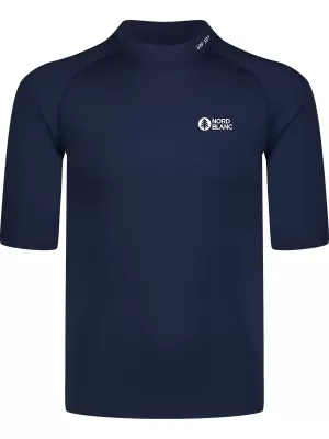 Pánske T -shirt s UV ochrana NORDBLANC MARINE NBSMF8089 MODRÝ