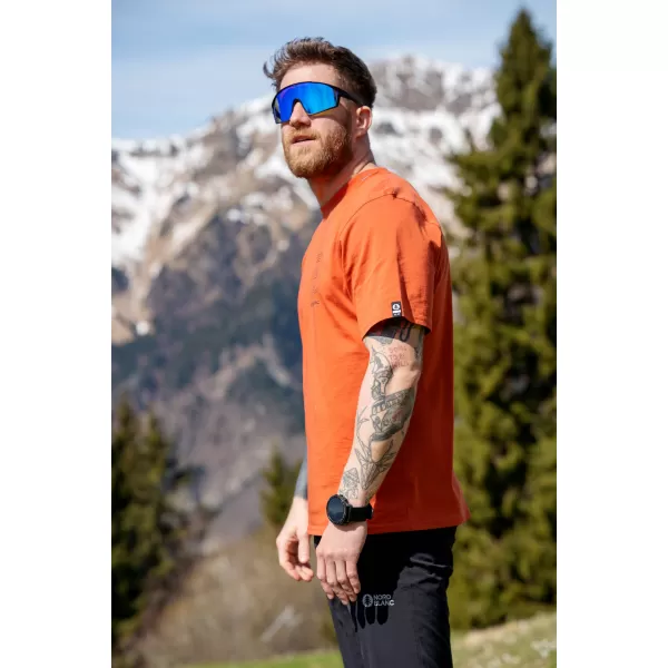  Pánske tričko NORDBLANC NBSMT8161 ORANŽOVÁ 