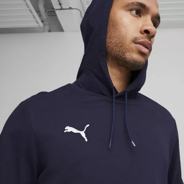  Pánska mikina PUMA TEAMGOAL CASUALS HOODY 658618_06 PUMA NAVY/PUMA WHITE 