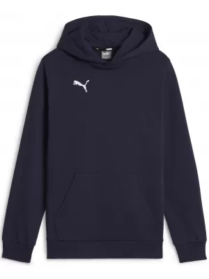 Mikina PUMA TEAMGOAL CASUALS HOODY JR 658619_06 PUMA NAVY/PUMA WHITE