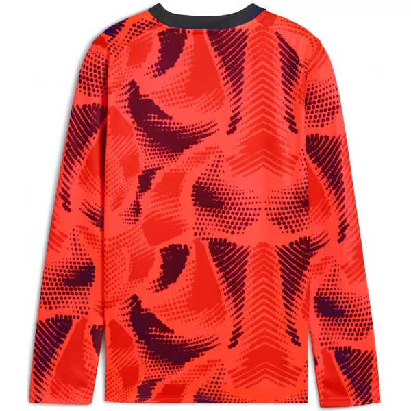  Detský dres PUMA TEAMTARGET GK LS JERSEY JR 706521_01 NRGY RED / NRGY RED / PUMA WHITE 
